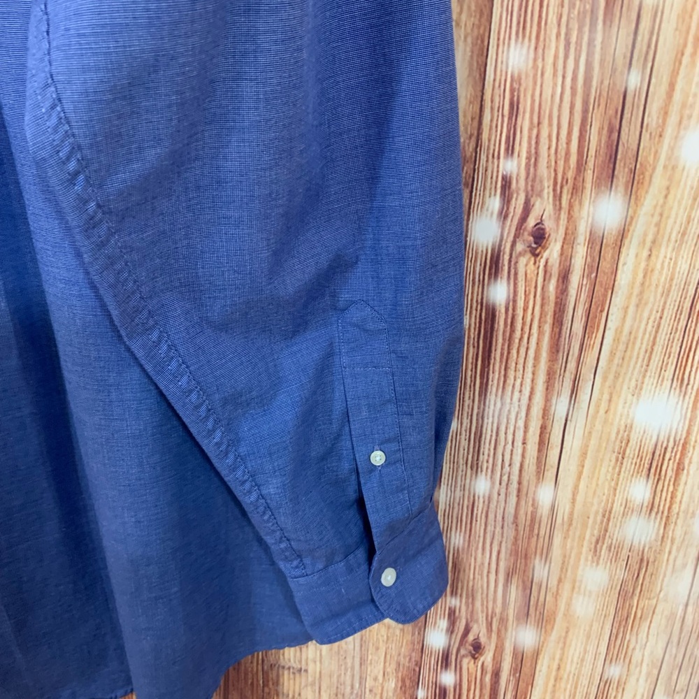Alexander Lloyd Chambray Button Down Shirt 16 1/2 - Picture 6 of 6